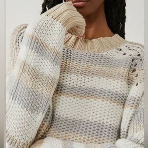 NEW W TAGS- Free people sweater (crop)